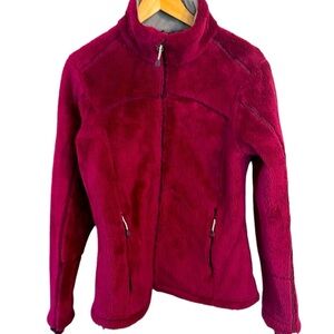 Mountain Hardware Full Zip Jacket Womens M Burgundy